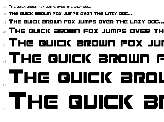 Mission GT-R font waterfall